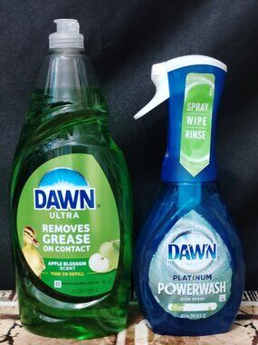 Dawn Ultra Dish Soap Liquid Apple Blossom -  Dawn Platinum Plus Powerwash